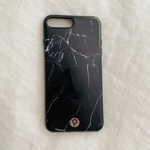 Loopy case black marble for iphone 8 plus